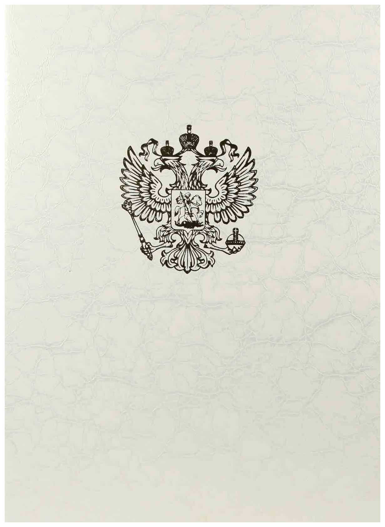 Цена: 208.60 руб. Папка адресная дизайнерские материалы А4 (пухлая) с российским орлом жемчуг