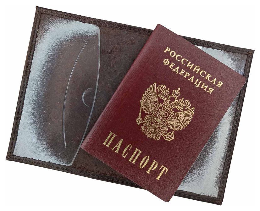 Цена: 152.60 руб. Обложка для паспорта из натуральной кожи, коричневый, сплошное тиснение по коже "Орел"