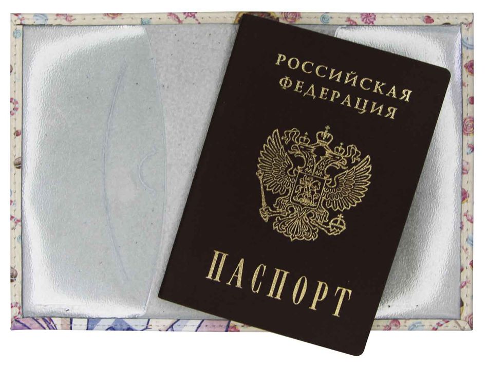Цена: 312.20 руб. Обложка для паспорта из натуральной кожи, цветной рисунок по коже "Чупа-чупс"