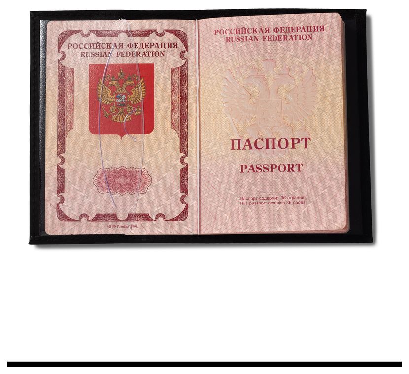 Цена: 152.60 руб. Обложка для паспорта из натуральной кожи, черный, сплошное тиснение по коже "Саламандра"