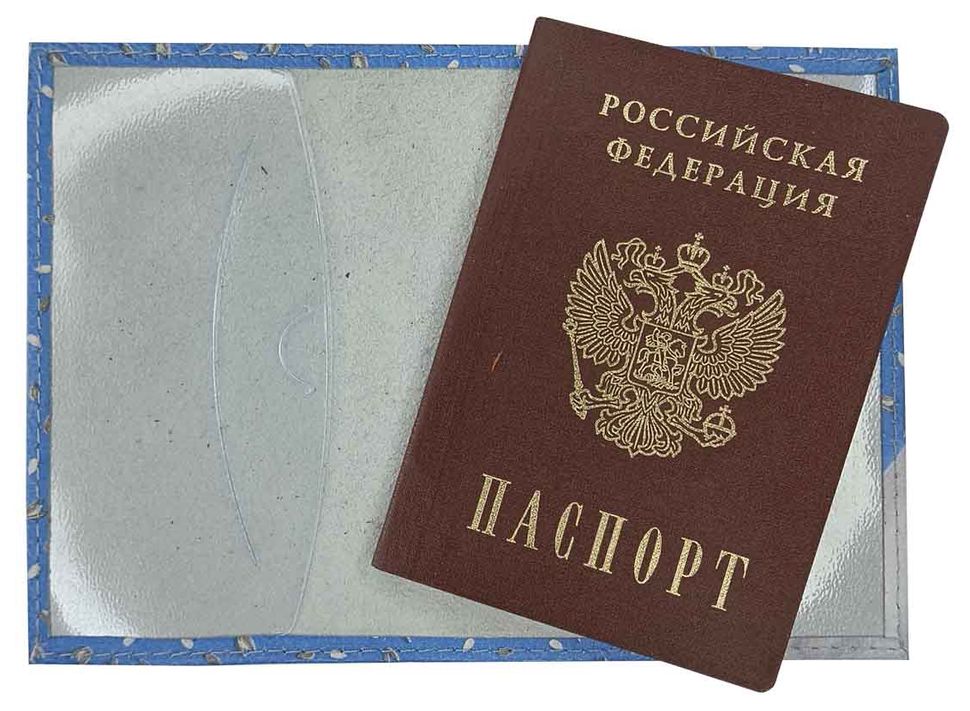 Цена: 312.20 руб. Обложка для паспорта из натуральной кожи, цветной рисунок по коже "А паспорта у меня нет!"