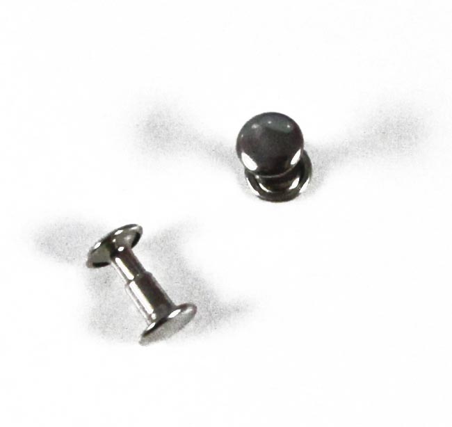 Цена: 0.70 руб. Заклепки для механизмов (диаметр шляпки 8 мм, длина ножки 7 мм), серебро