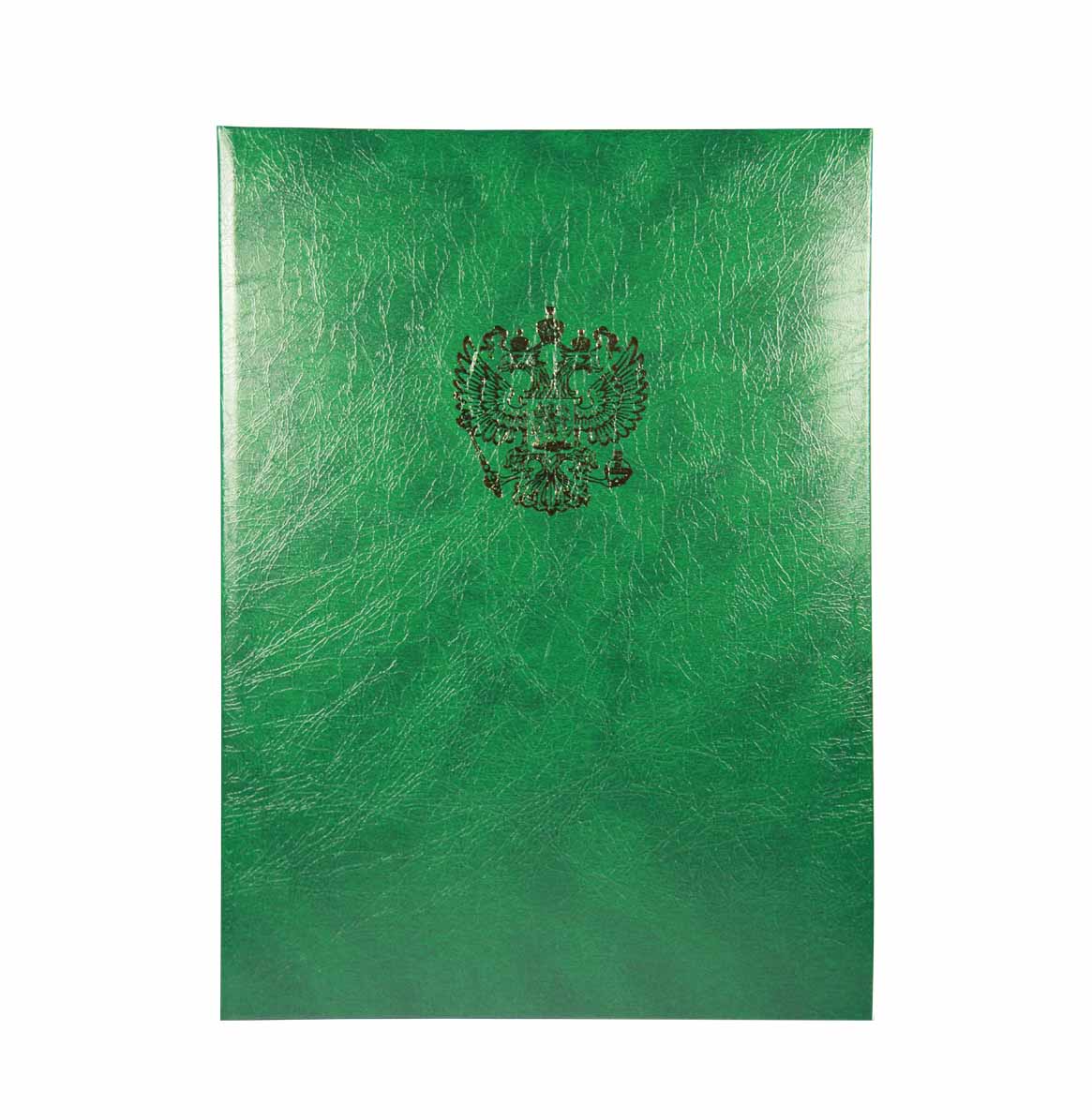 Цена: 208.60 руб. Папка адресная дизайнерские материалы А4 (пухлая) с российским орлом зеленый под кожу