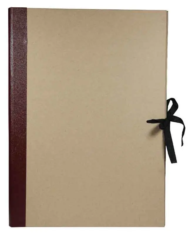 Архивная папка А4 крафт/тканьвинил, гребешки из коленкора, корешок 100 мм ГАРФ