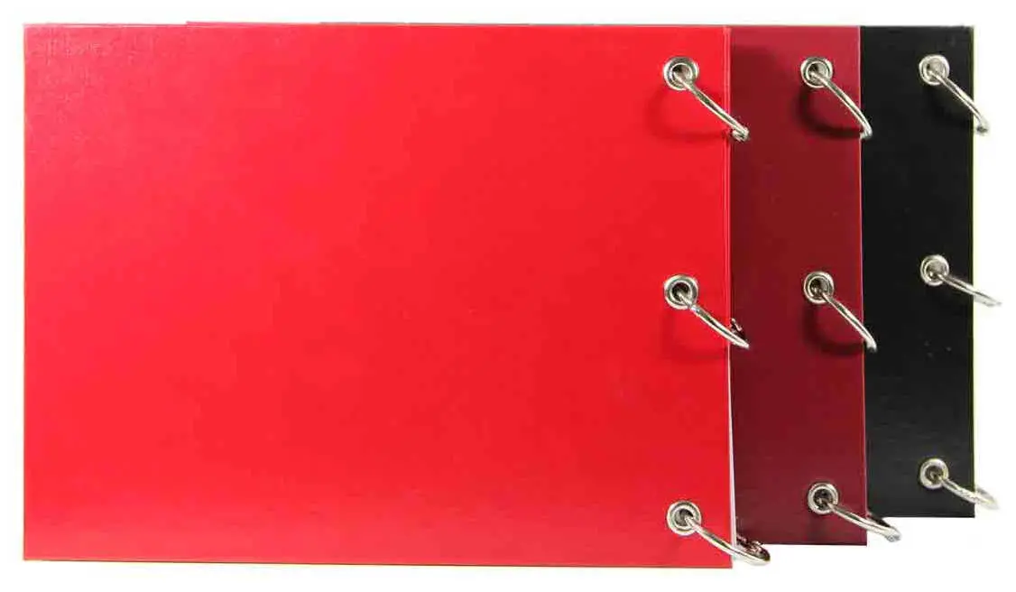 Блокнот на кольцах 150*200 мм, бумвинил, блок 100 листов