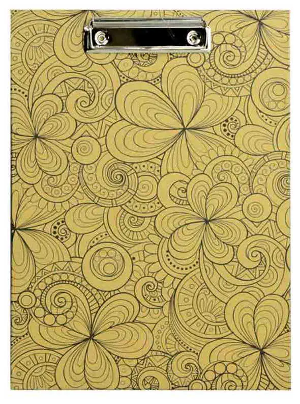 Папка-планшет без крышки, с металлическим зажимом формата А4 серия "АНТИСТРЕСС"