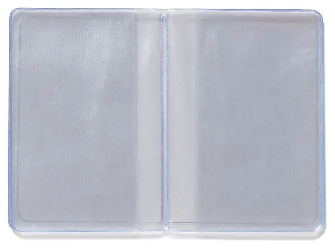 Вкладыш в визитницу 1-секц. вертикальный(на 36 виз.), прозр, ап 0,28/0,10 мм 