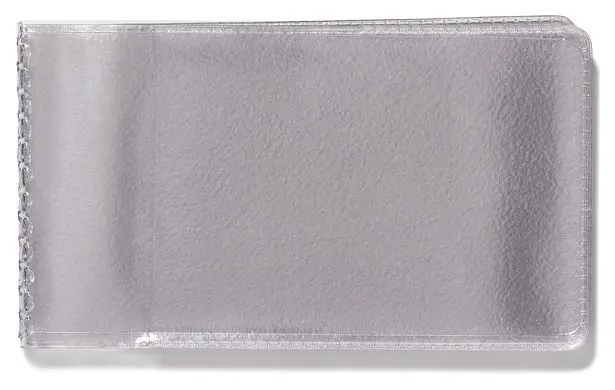 Вкладыш в визитницу 1-секц. горизонтальный(на 36 виз.), прозр, ап 0,28/0,10 мм 