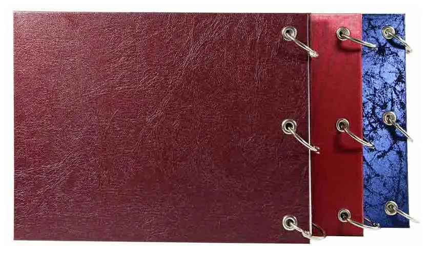 Блокнот на кольцах 150*200 мм, преплетный материал, блок 100 листов