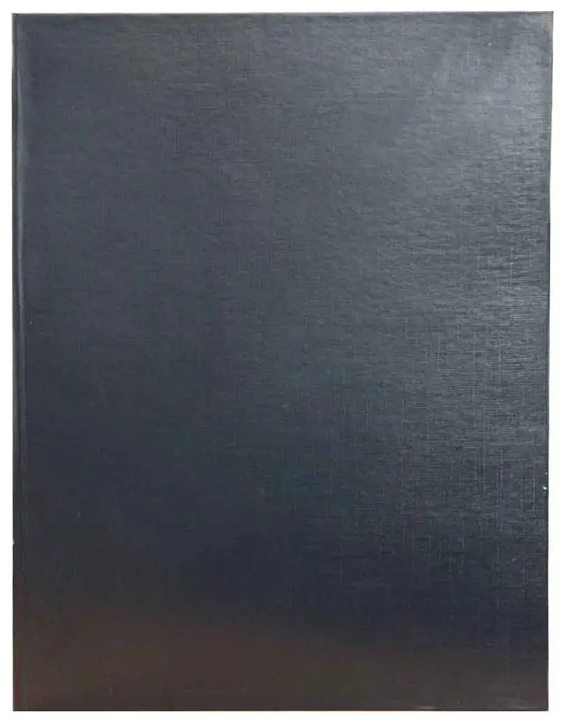 Архивная папка А4, 50 мм, бумвинил, с Г-образными гребешками, черная