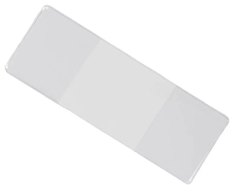 Обложка для удостоверения, прозрачная, ПВХ (0,10 мм)