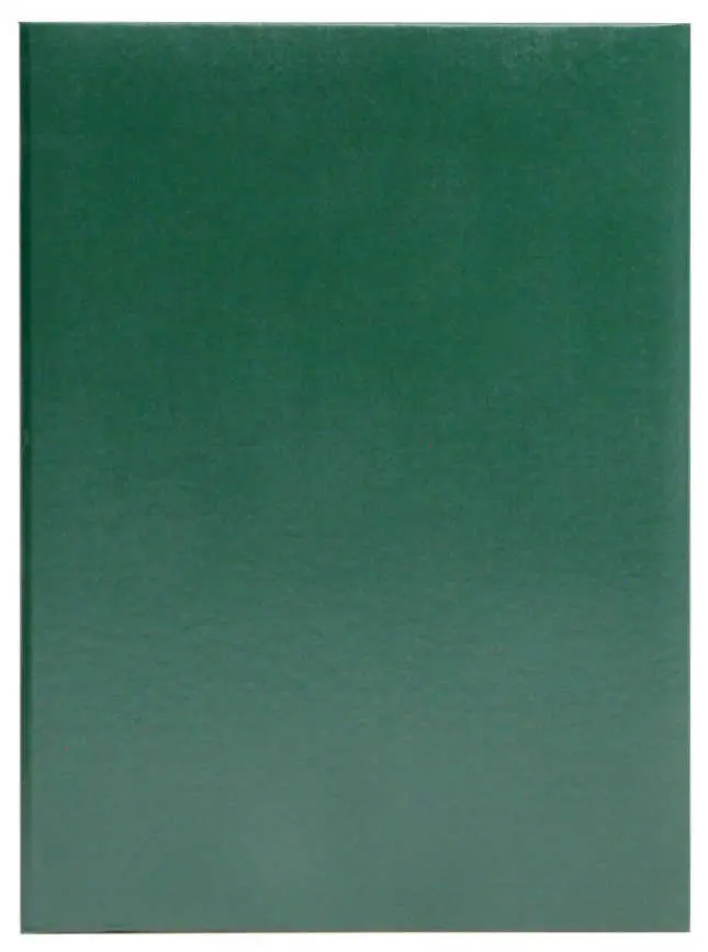 Папка адресная бумвинил А4 (жесткая) без тиснения зеленая с ляссе