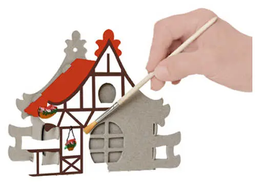 Конструктор-Раскраска-Домик-Шкатулка "Ирис" в пакете с европодвесом