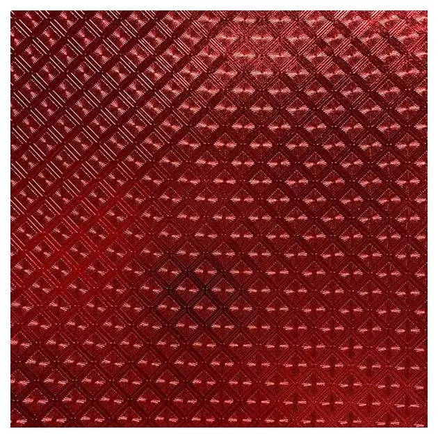 Элитный переплетный материал "Ромб красный" ширина 106 см