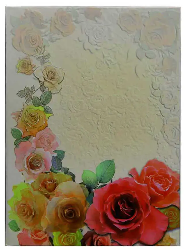 Папка адресная ламинированная А4 (пухлая) без тиснения Настроение