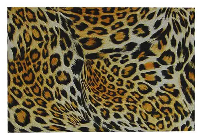 Блокнот из элитных материалов, Леопард рыжий, (18см*12см) горизонтальный