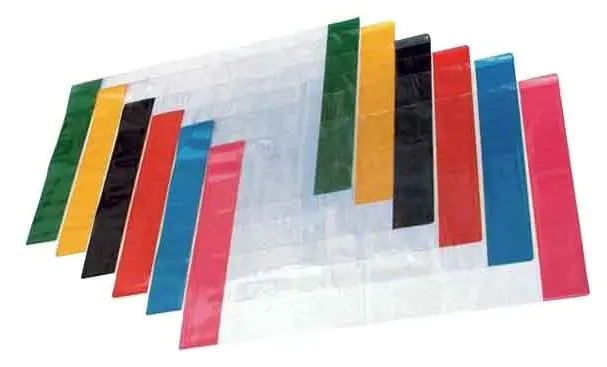 Обложка для учебника, универсальная, прозрачная (232*450 мм), ПВХ 100 мкм, цветной клапан