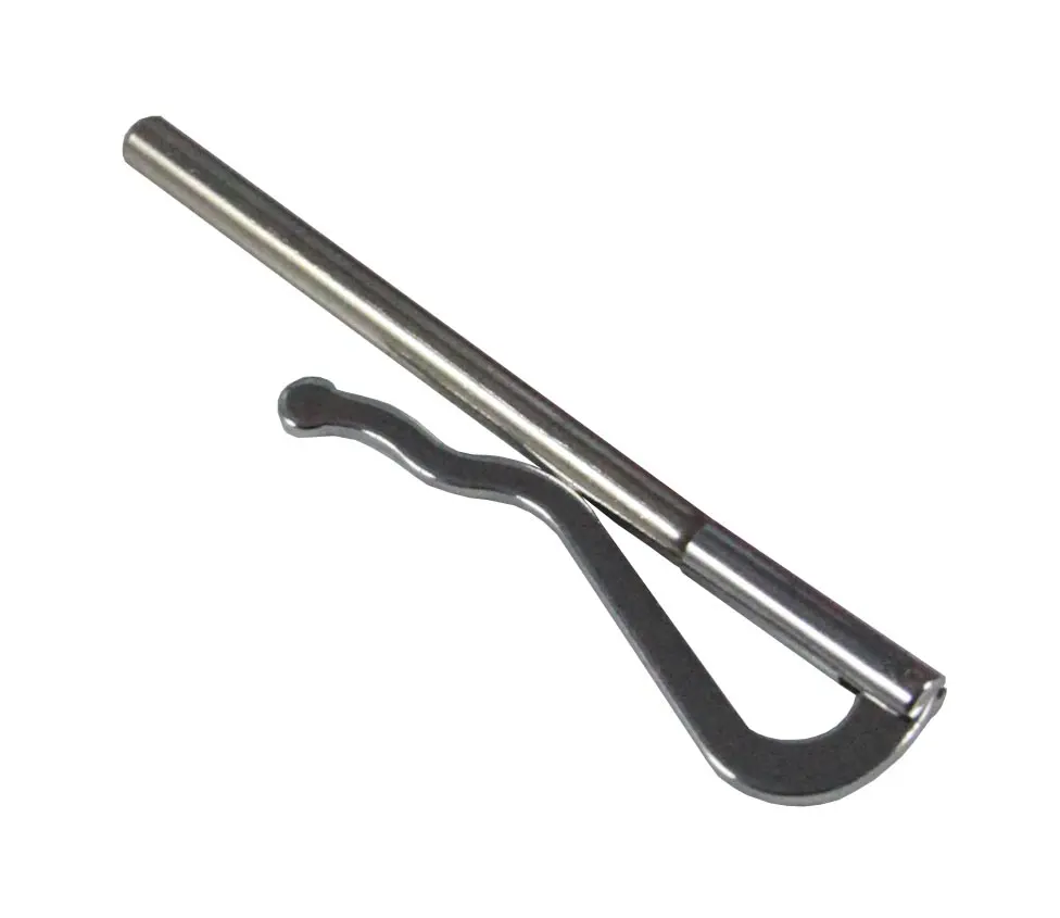 Купюродержатель (зажим для денег) 85 мм, серебро