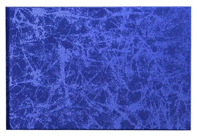 Блокнот из элитных материалов, Паутинка синяя, (18см*12см) горизонтальный